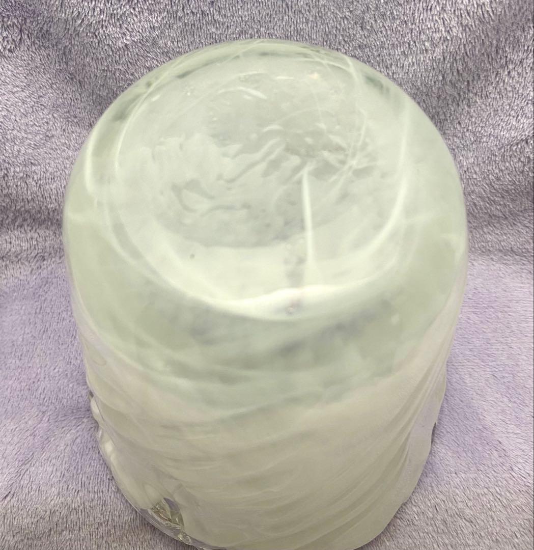 茶道具 水差し ガラス 白 金箔【匿名配送】