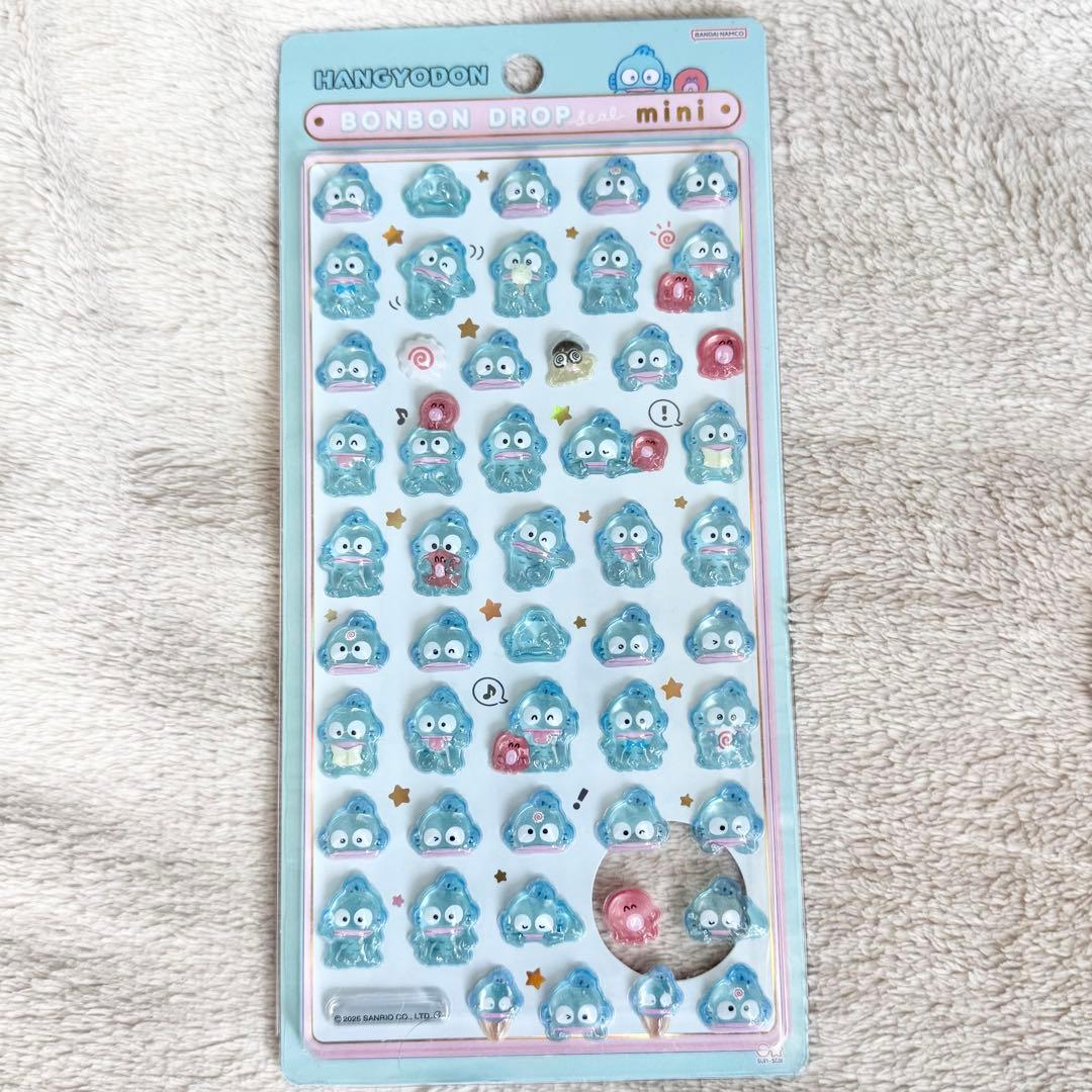 【正規品】　ボンボンドロップシール mini サンリオ　コンプリート　８枚セット