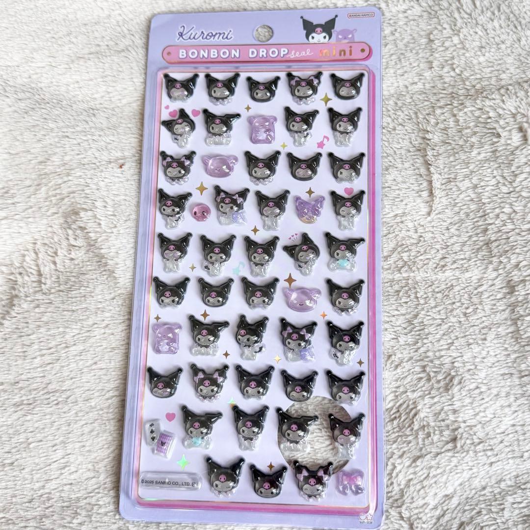 【正規品】　ボンボンドロップシール mini サンリオ　コンプリート　８枚セット