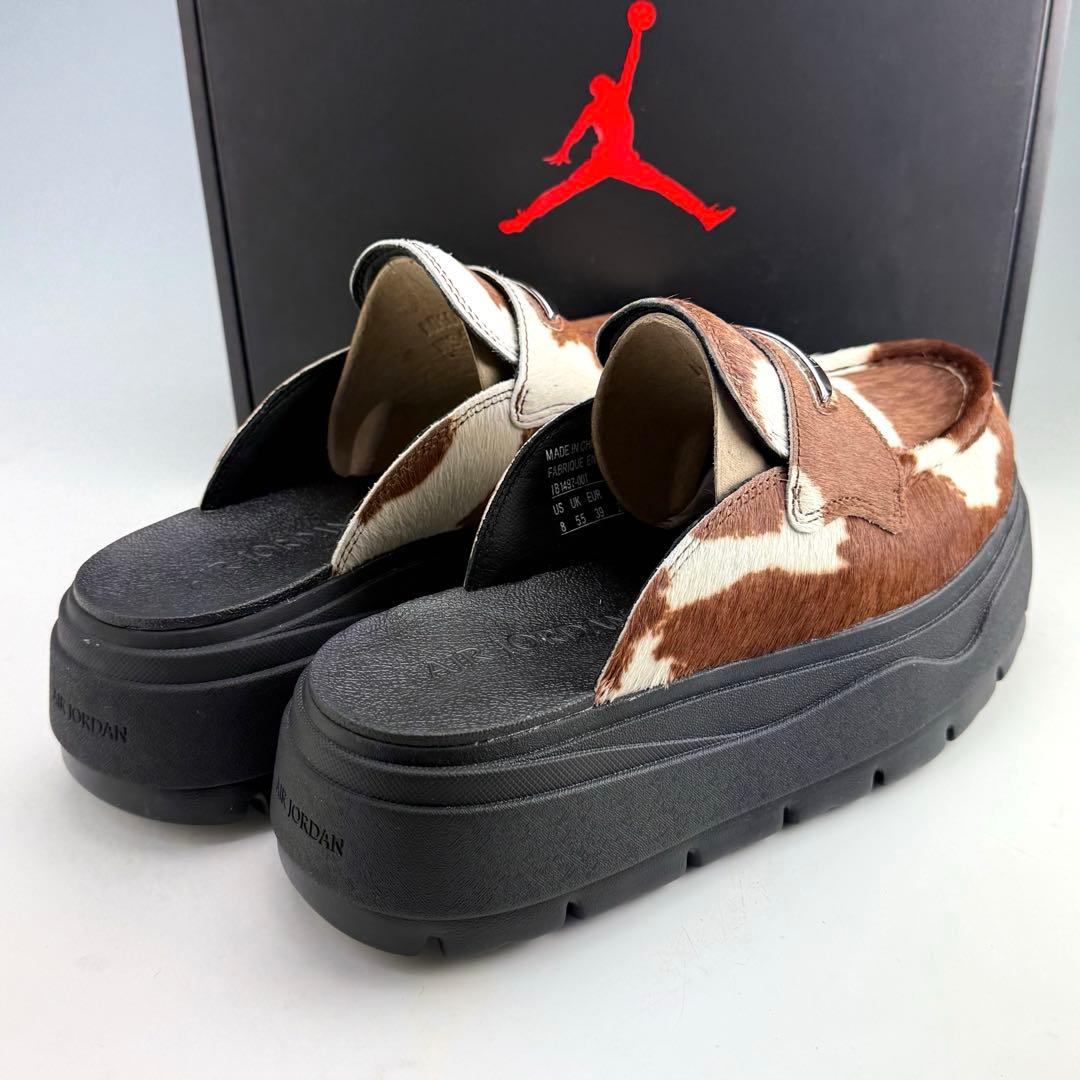 25cm ナイキ ウィメンズ エアジョーダン ローファー ミュール カウプリント