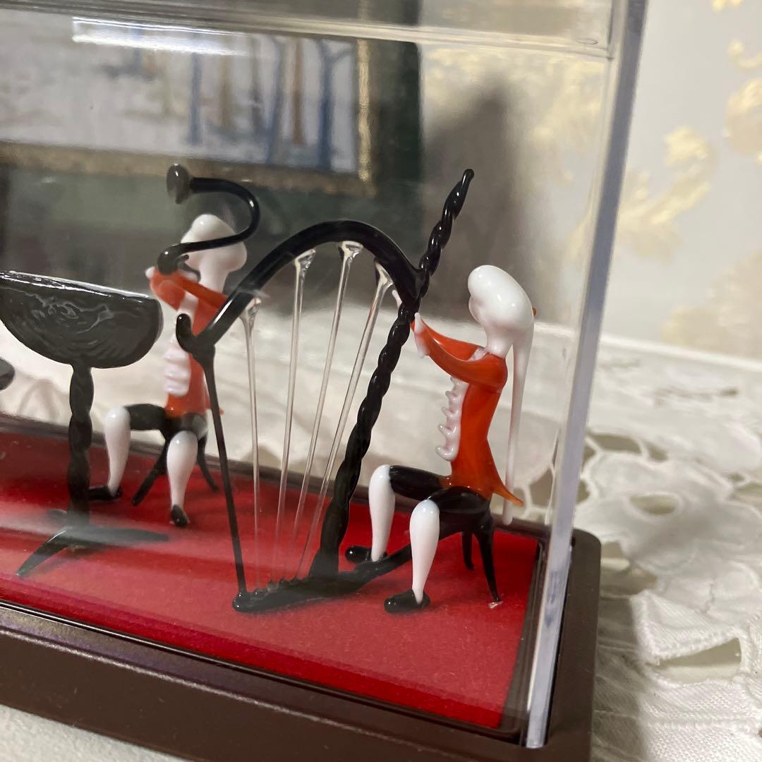 ベネチアンガラス製音楽家フィギュアセット