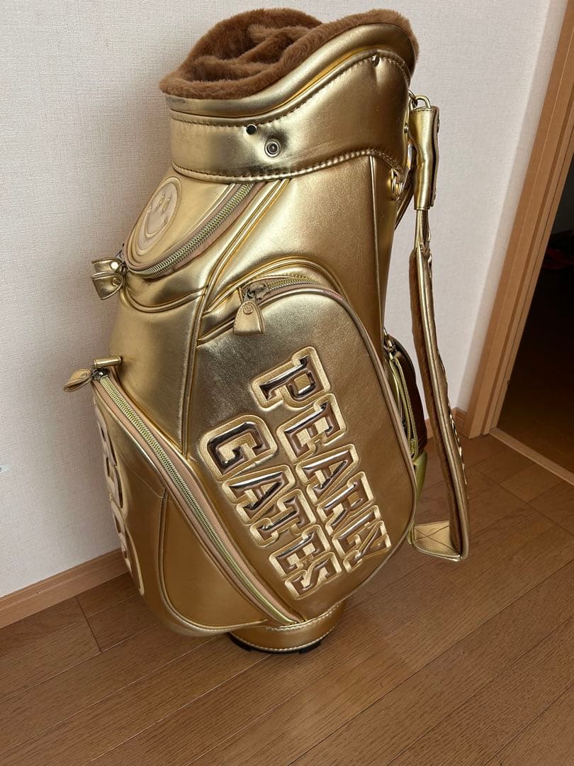 PEARLY GATES ゴルフバッグ ゴールド