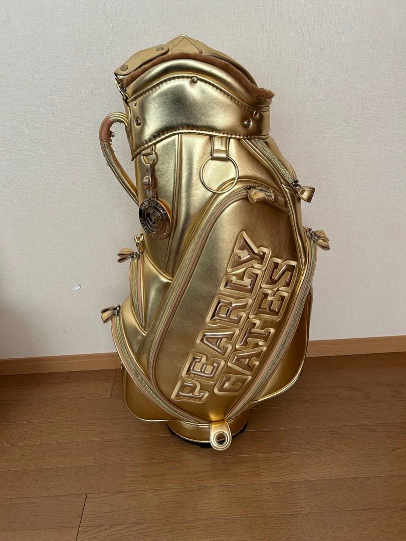 PEARLY GATES ゴルフバッグ ゴールド