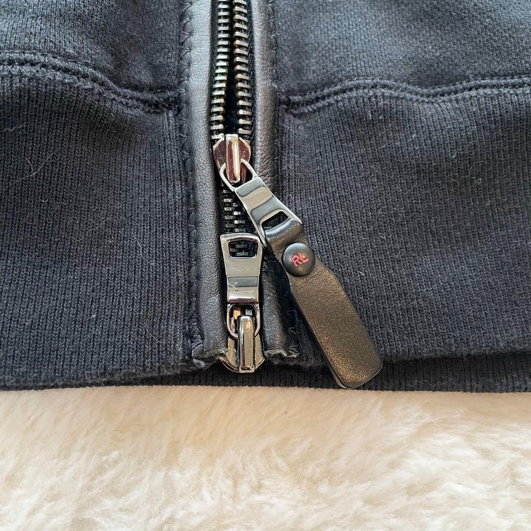 ✨️切り替え✨️90s Ralph ラルフローレン ドライバーズニット 黒　L