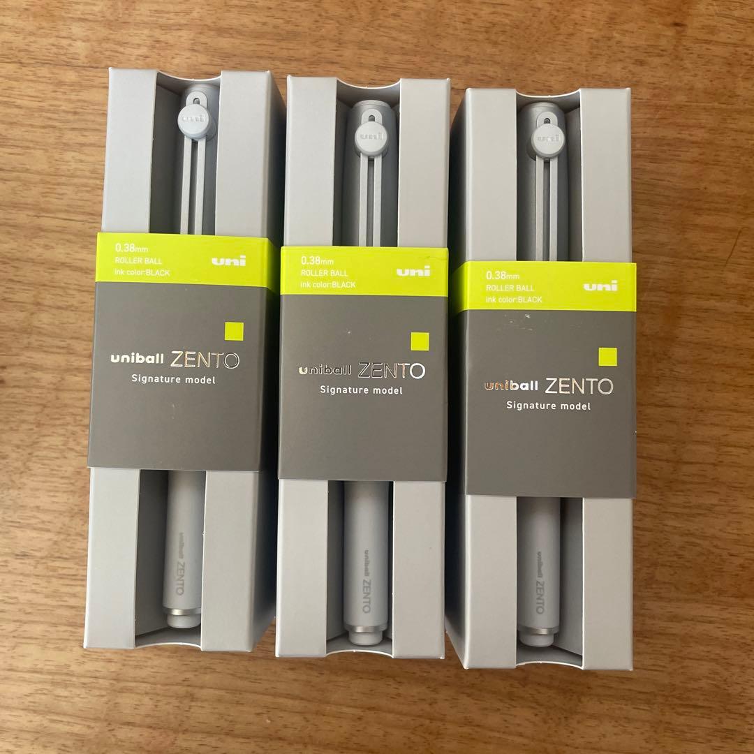 【6本】ユニボールゼント　シグニチャーモデル　ZENTO シャンパンゴールド