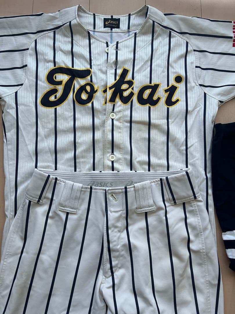 東海大学 野球部 ユニフォーム 上下セット ASICS 上O／下L ソックス付き
