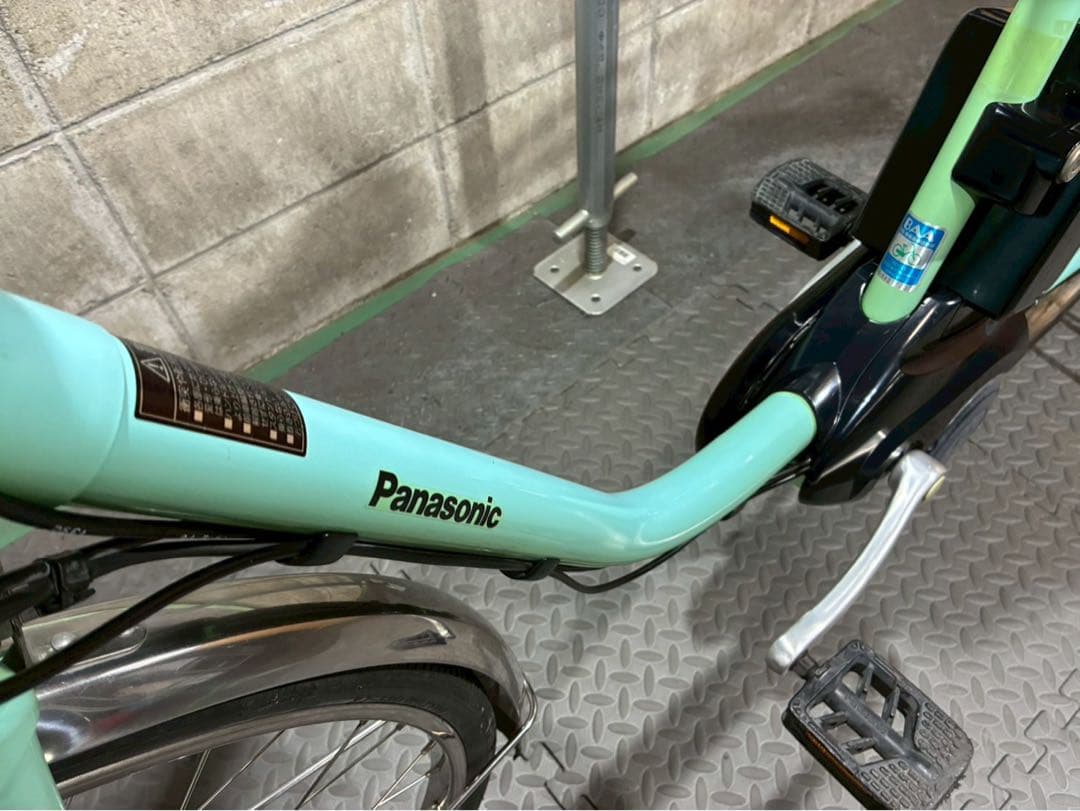 №8500電動自転車 パナソニック ビビDX 26インチ バッテリー大容量！