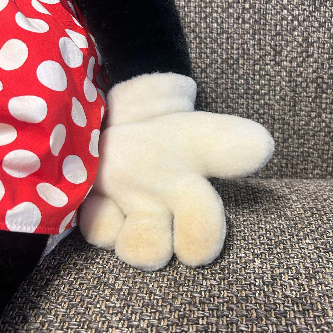 ディズニーヴィンテージミニーマウス特大ぬいぐるみ約90cm日本製希少品