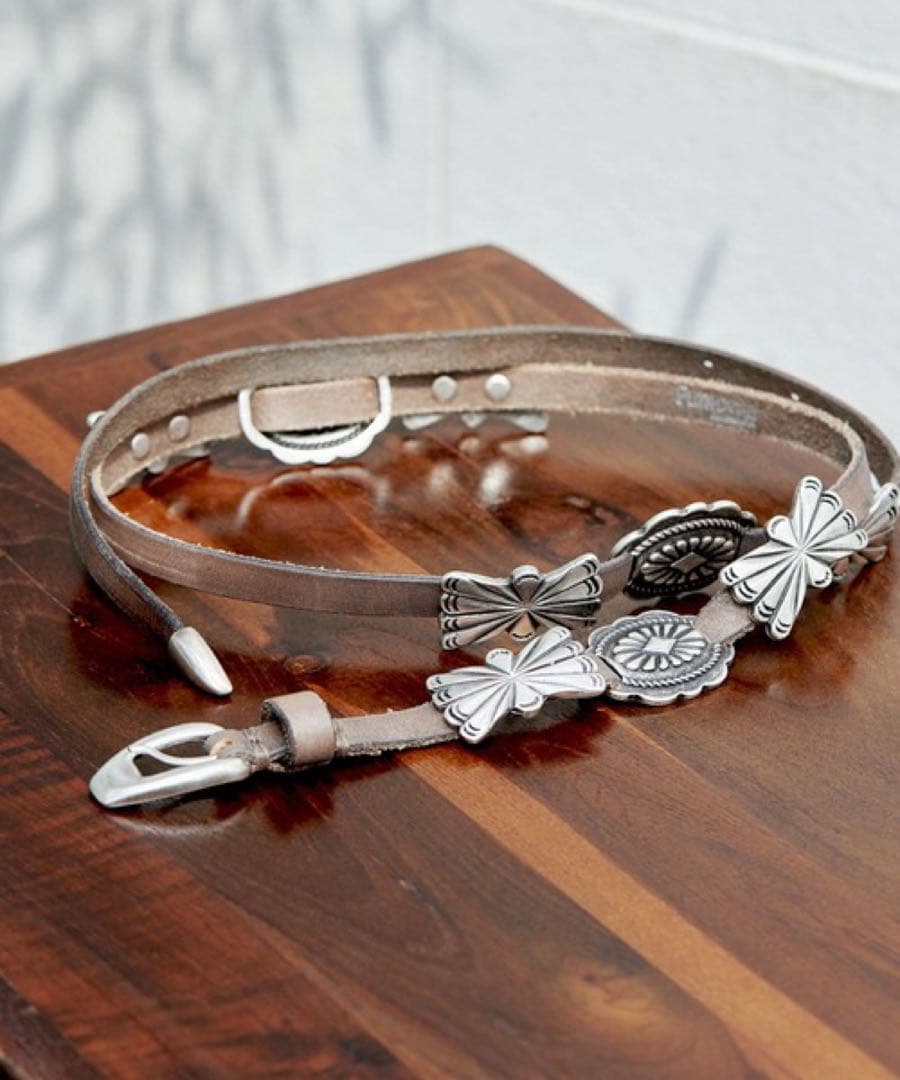 新品未使用　Puntovita プントヴィータ　コンチョ細ベルト　ウィムガゼット