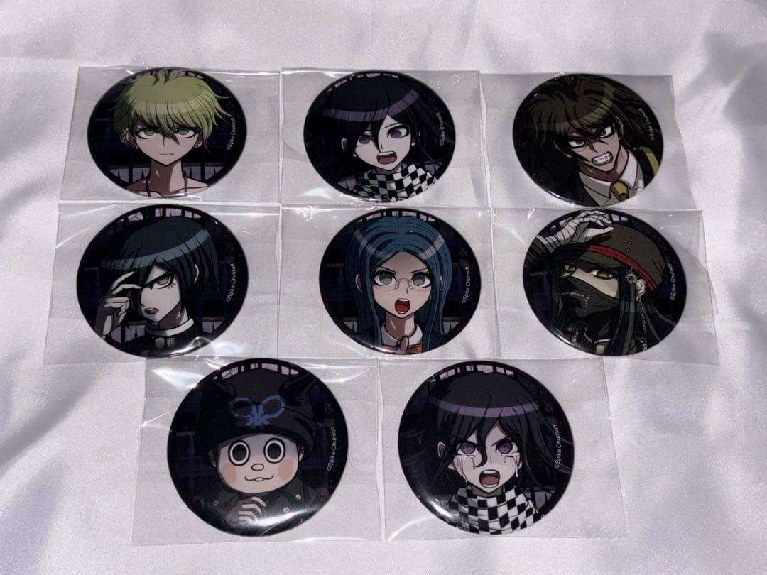 ダンガンロンパ 缶バッジ エビテン 王馬小吉 最原終一 天海蘭太郎