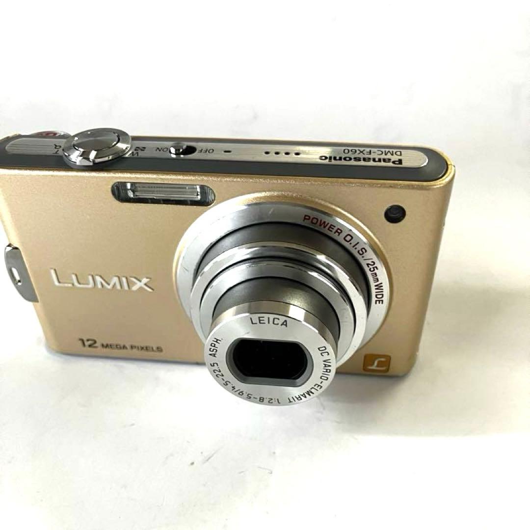 Panasonic LUMIX FX60 12メガピクセル シャンパンゴールド