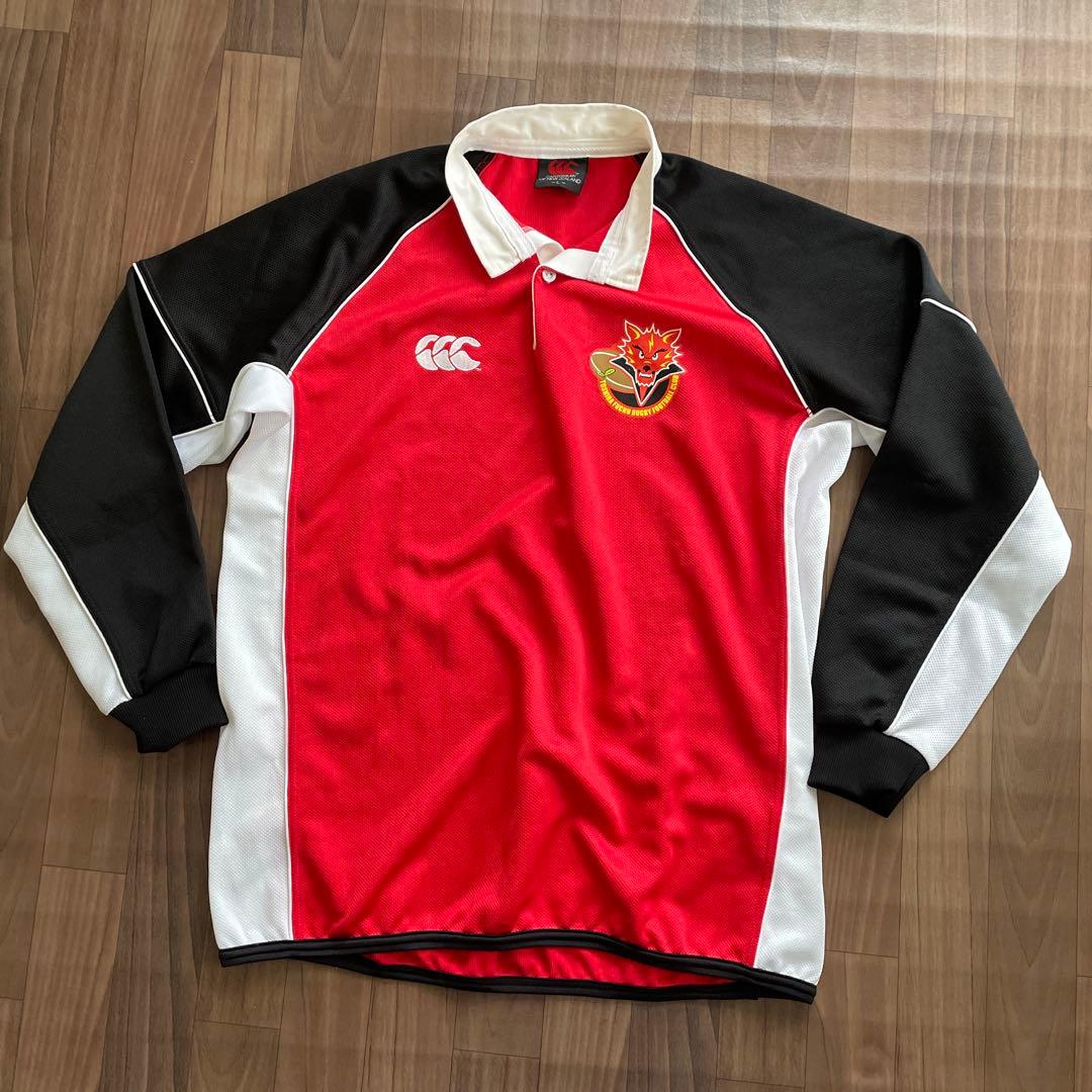 劇レア　カンタベリー　東芝　ラグビージャージ　長袖　L