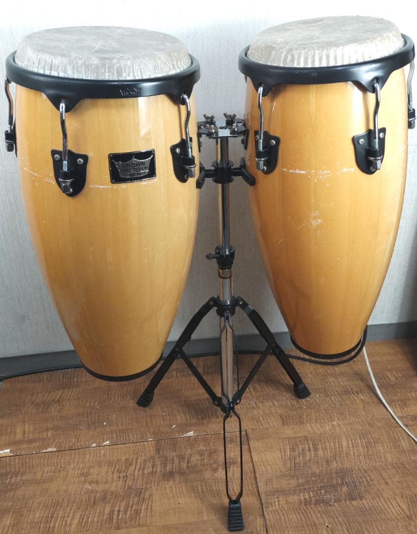 REMO/レモ コンガ ペア CROWN PERCUSSION ★スタンド付属