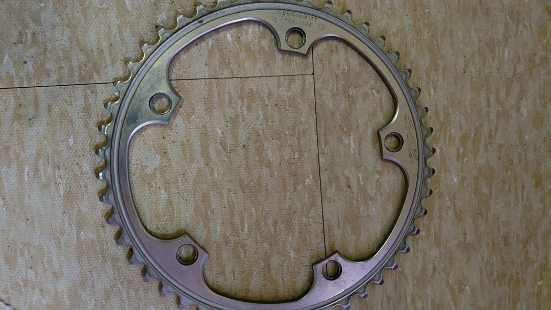 激レア。　Sugino　GIGASのチェーンリング48T