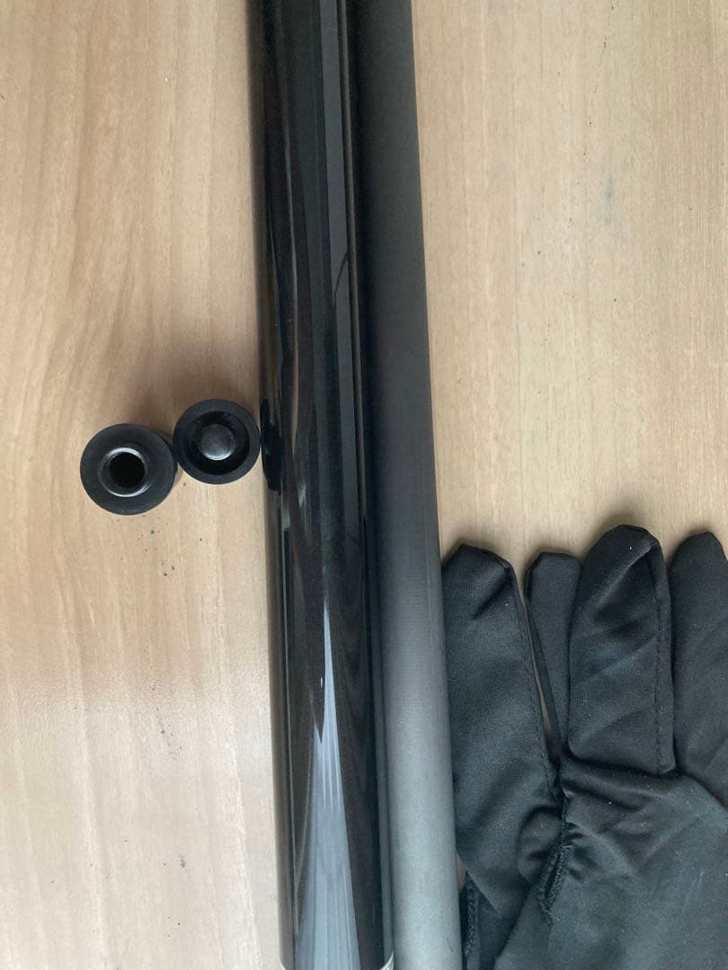 ビリヤードキュー　カーボンシャフト装備　プレイキュー　未使用品　おまけ付き