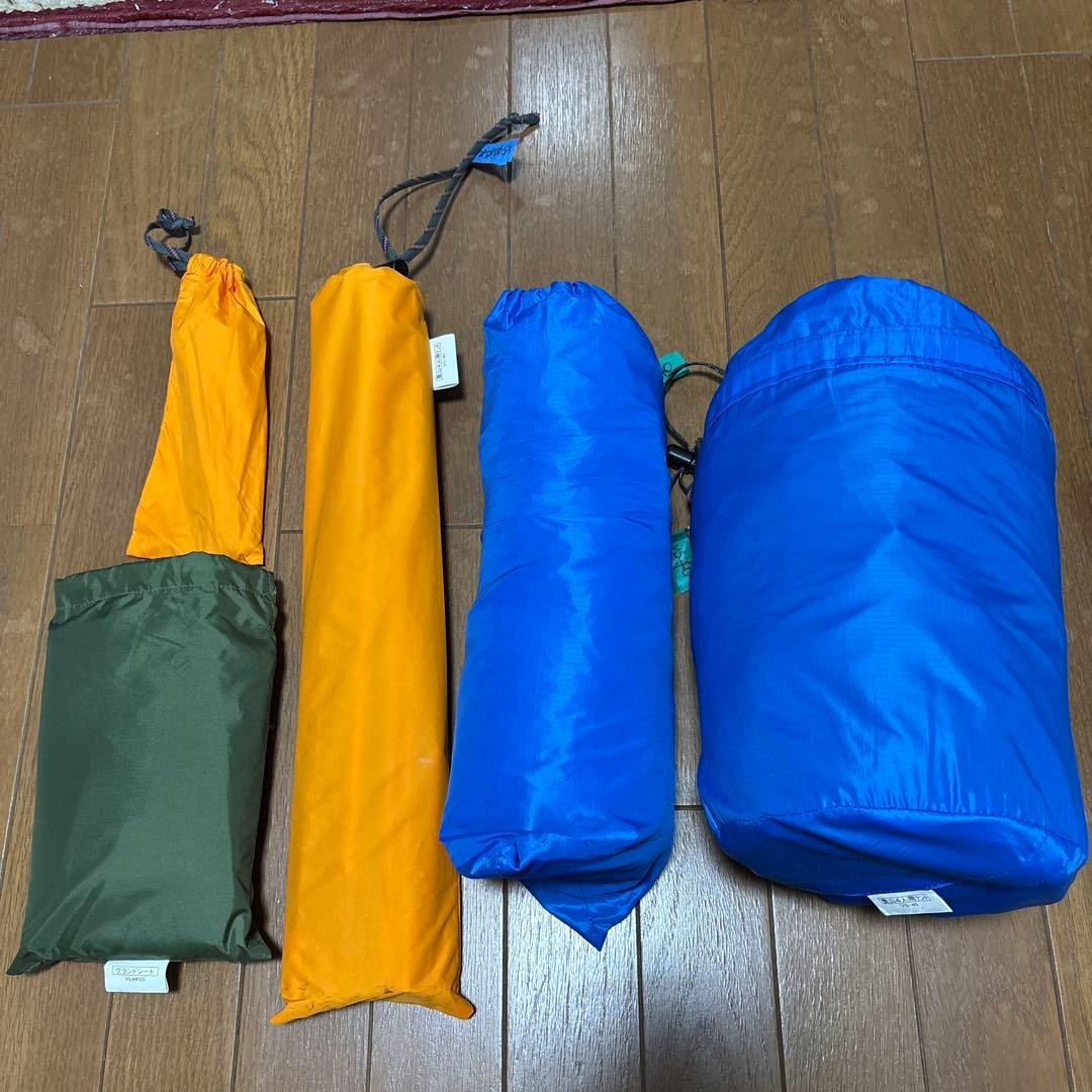 山岳テントセット VS-40 & グランドシート VL44GS