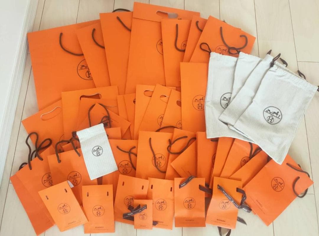 40点以上～★ HERMES エルメス 紙袋 ショッパー 保存袋 大量 まとめ箱