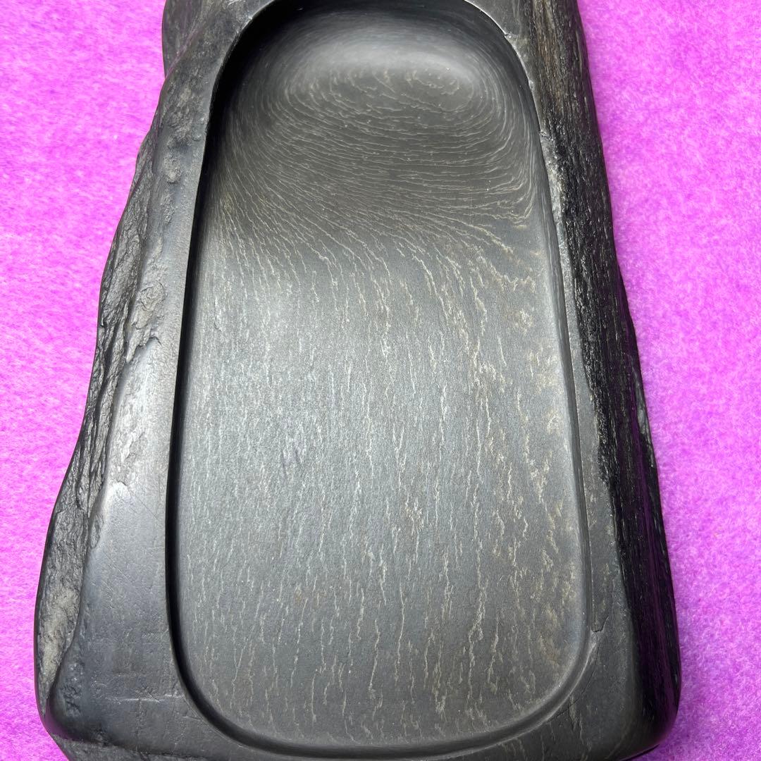 ⭕️高島虎斑石硯　希少　福井永昌堂　泰石　天然硯　新品未使用　女性好み作品
