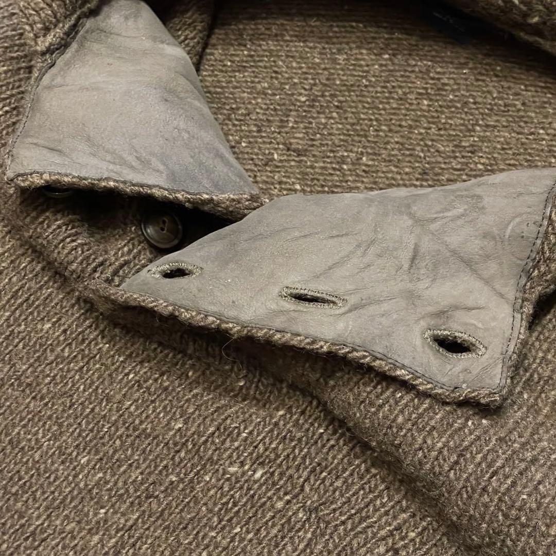 【L】ポロ・ラルフローレン ウール ニット セーター 90s 茶色 ブラウン