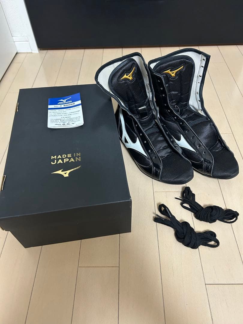 ミズノ　ボクシングシューズ　ミッドカット　フィニッシャー