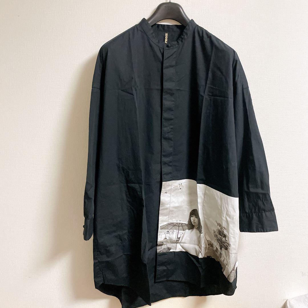 FRAPBOIS ゲスの極み乙女　ちゃんMARI プリント　ロングシャツ