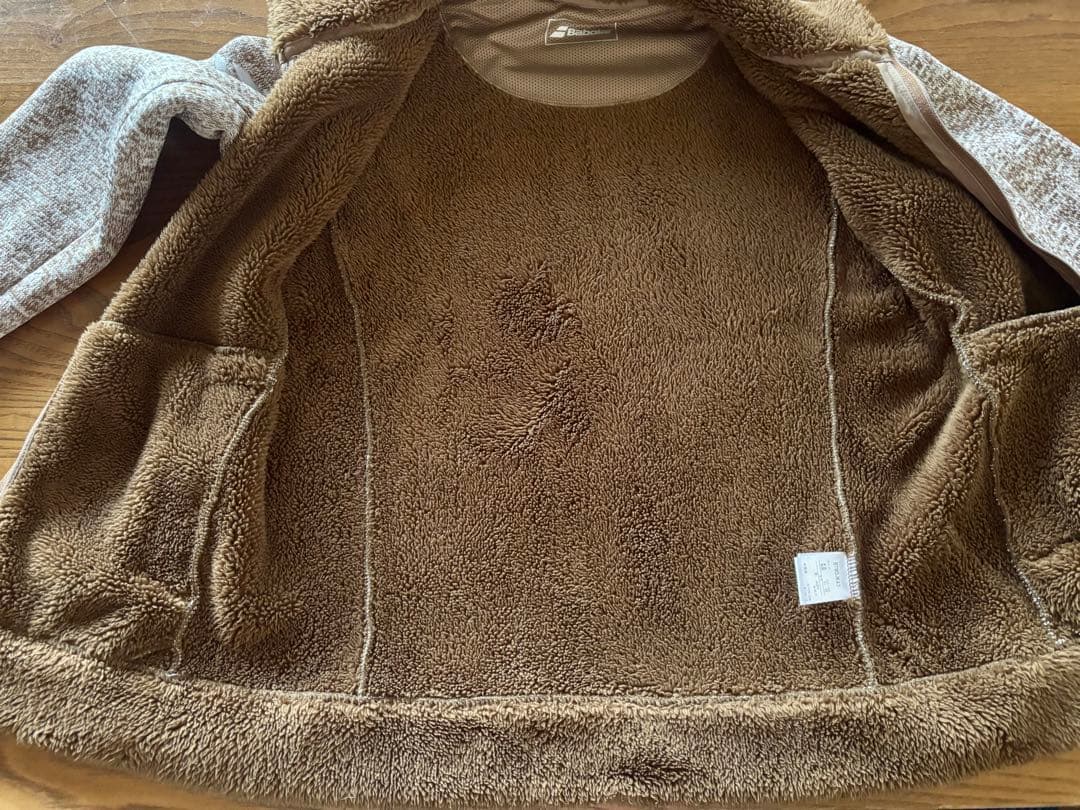 値下げ中　美品　バボラ　ボアジャケット Mサイズ 、スコートLサイズ　ブラウン系