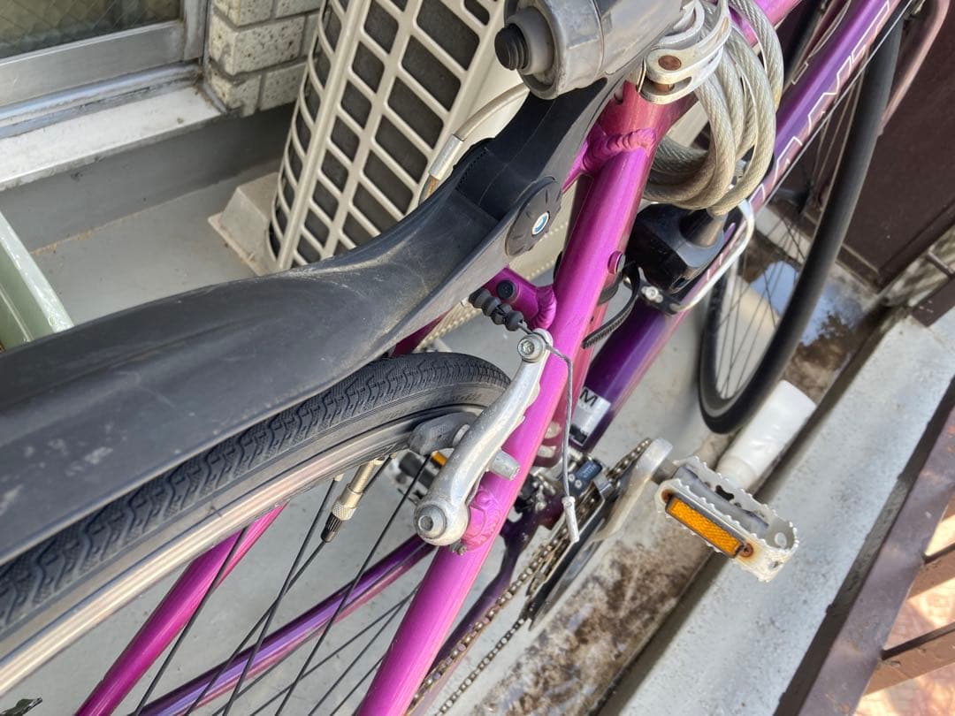 GIANTパープル　※ブレーキ修理してお使いください(コメント欄ご参照ください)