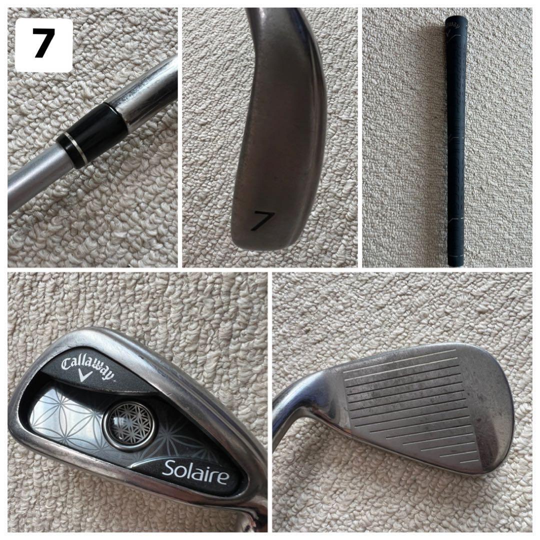 レディース右利き初心者用　キャロウェイ　ソレイル　ゴルフセット