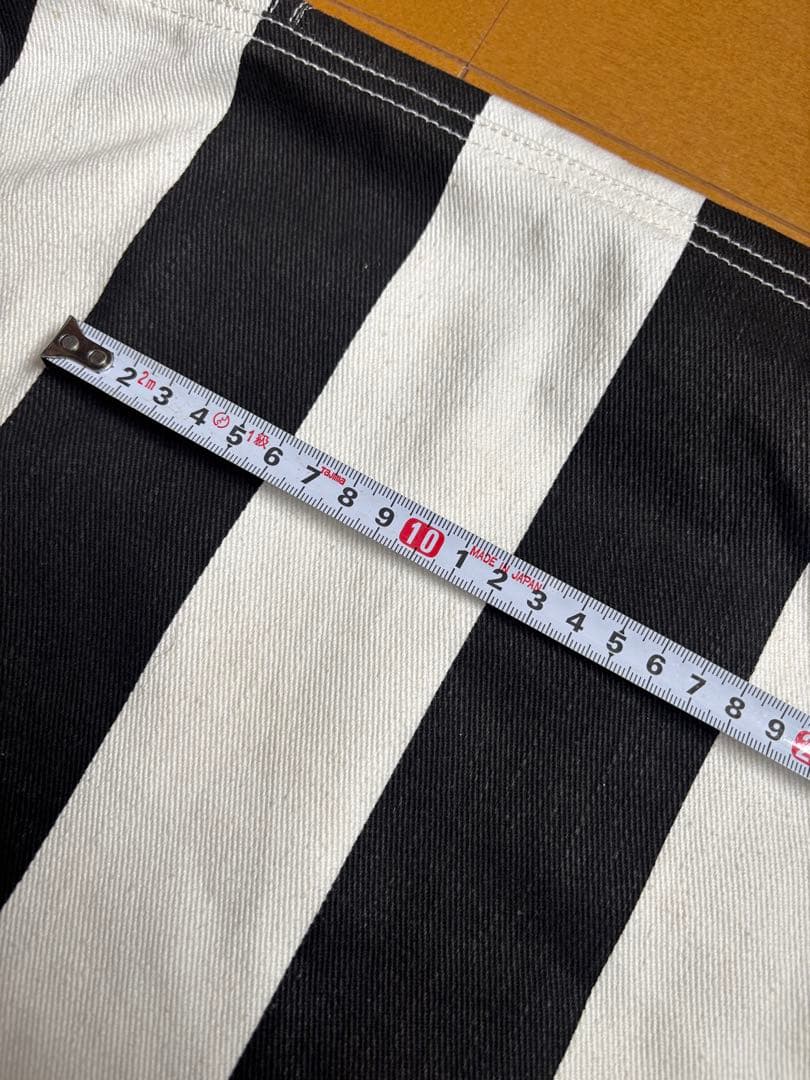 FST オーバーオール 3XL ボーダー白黒 囚人 PW プリズナーパンツ