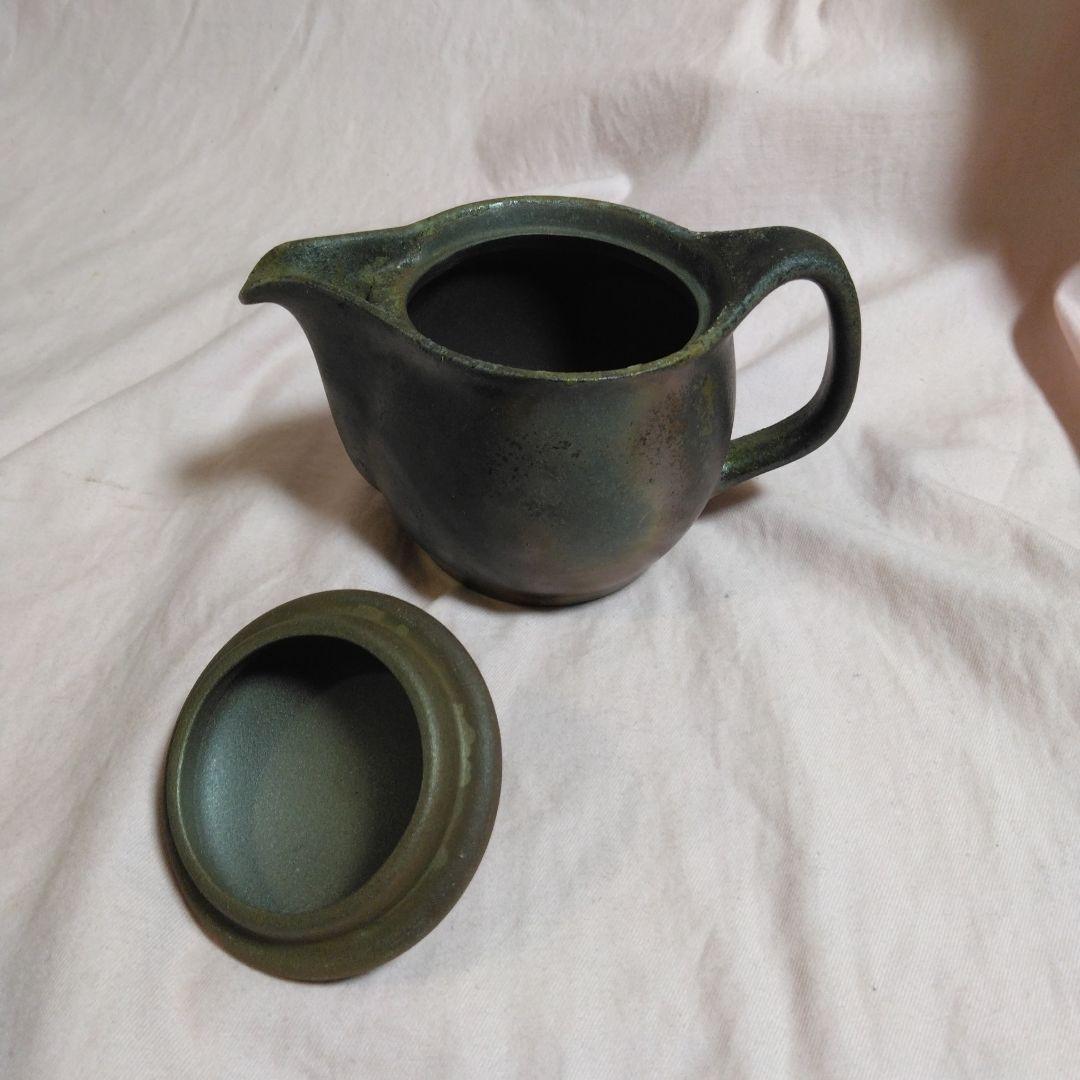 備前焼　小野田瑞穂作　備前急須