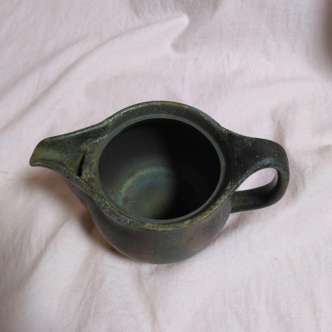 備前焼　小野田瑞穂作　備前急須