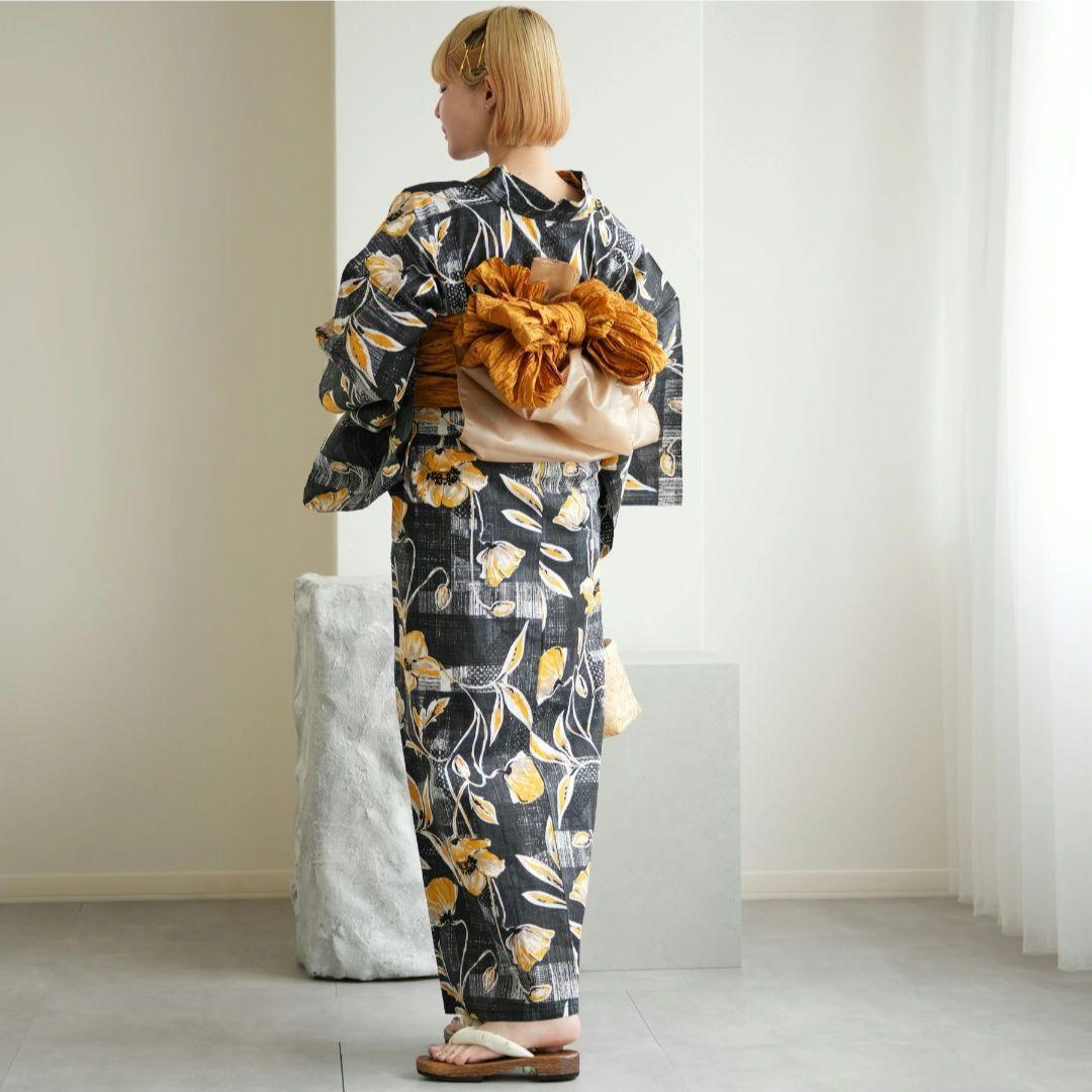 Utatane×ニコアンティーク 新品 三点セット(帯・下駄) 　 個性派