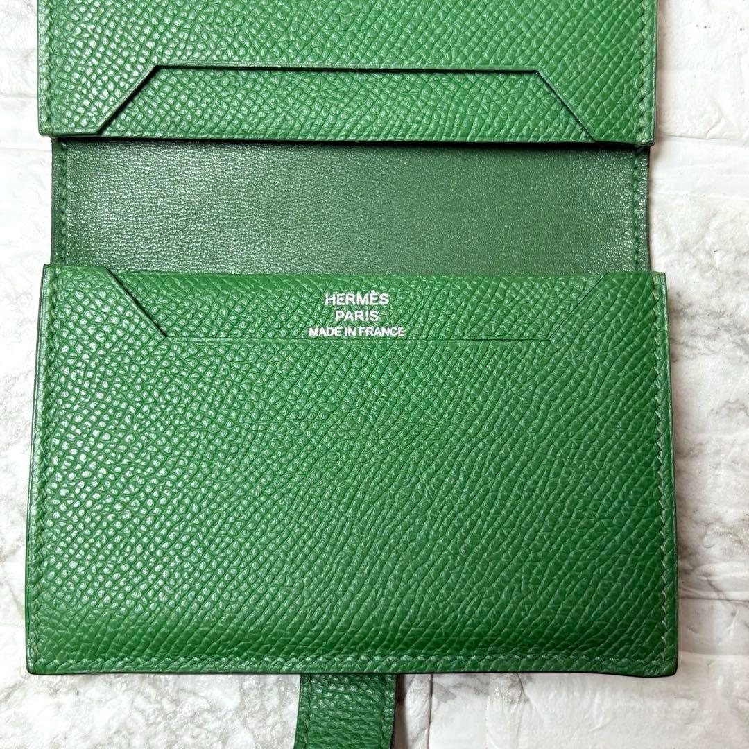 エルメス　HERMES ベアン　カードケース　名刺入れ　定期入れ　ケース