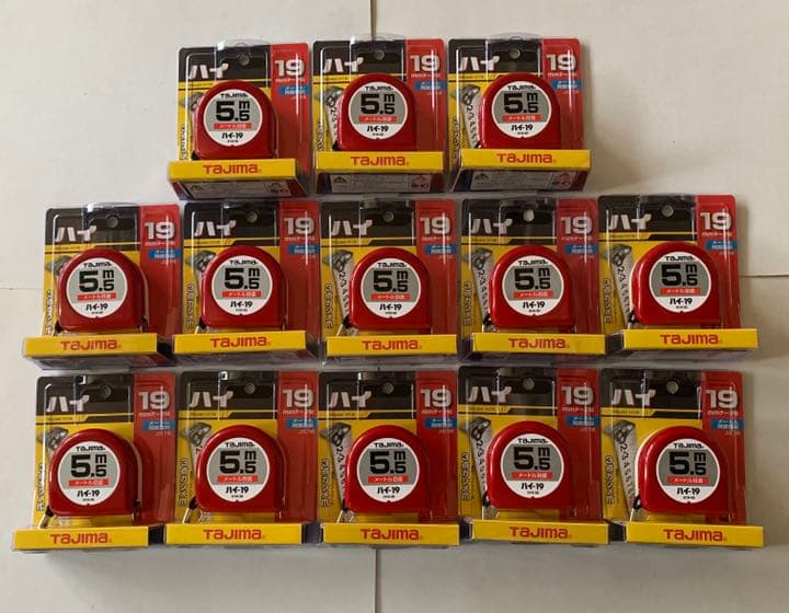 タジマ Tajima スケール H19-55BL ハイ19 メートル目盛×13個