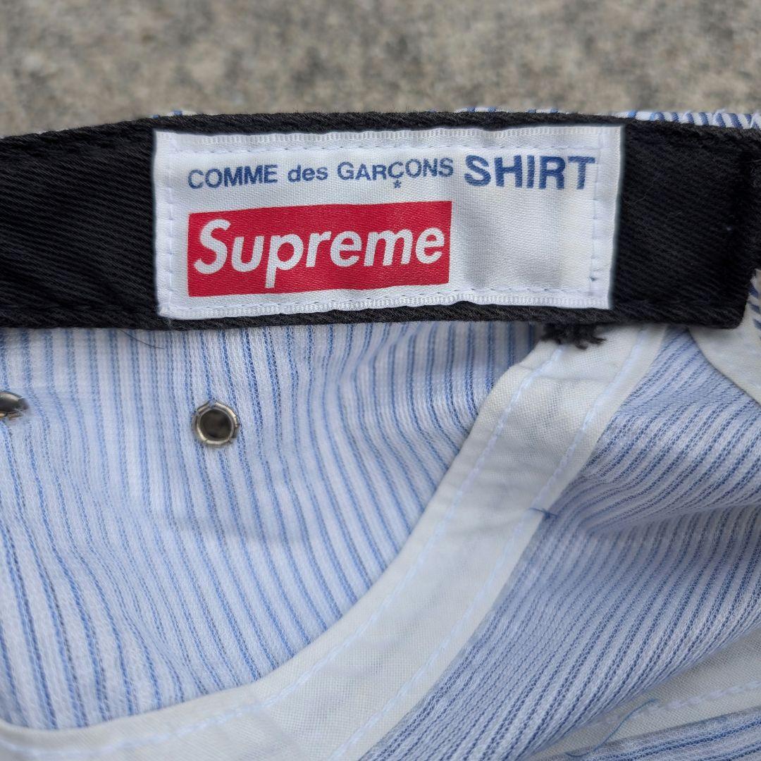 激レア！ シュプリーム コムデギャルソン コラボ ダブルネーム キャップ 帽子