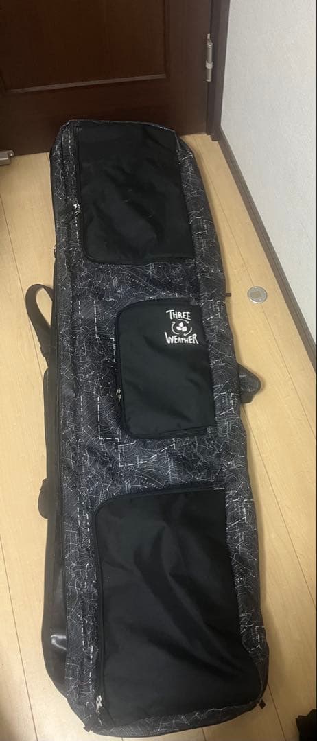 scooter スノーボード 青/黒 ドットパターン