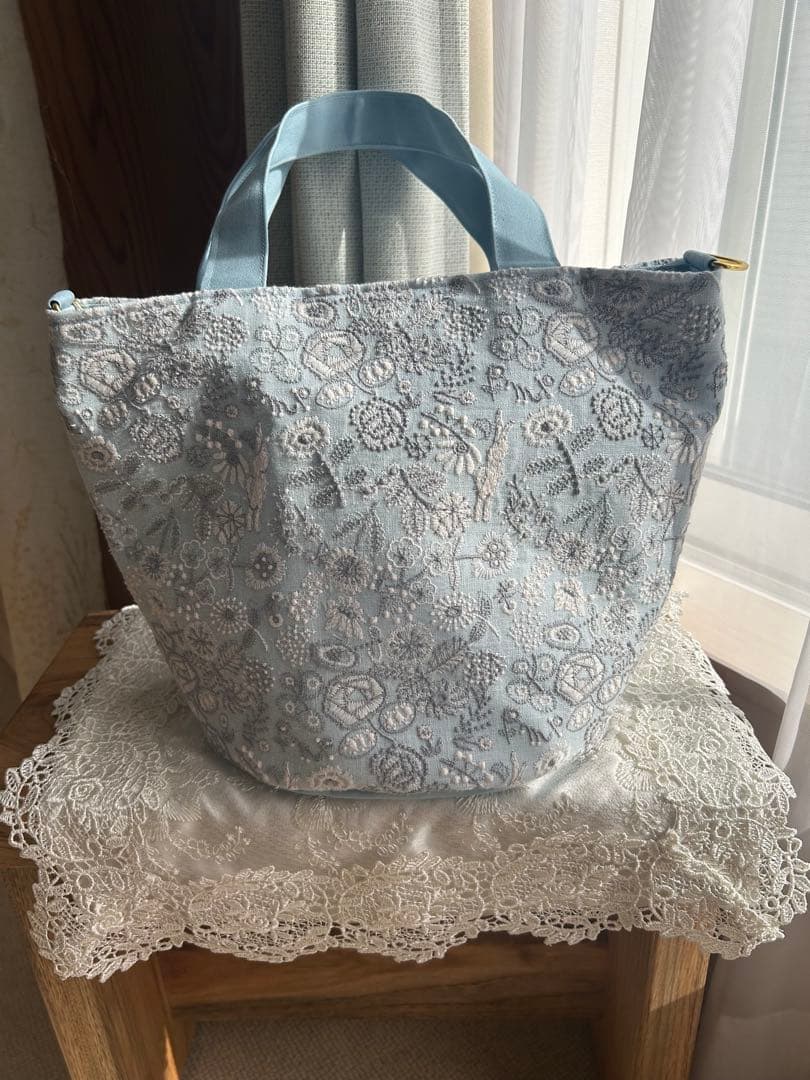 ミナペルホネン　セレブレイト　ハンドメイドバッグ