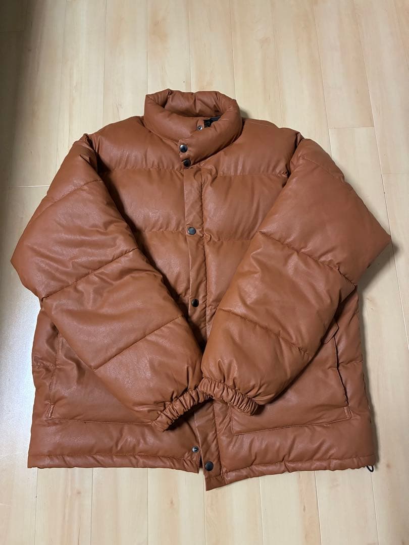 J*様 BEAMS HEART ブラウン ダウンジャケット Lサイズ　APE キ