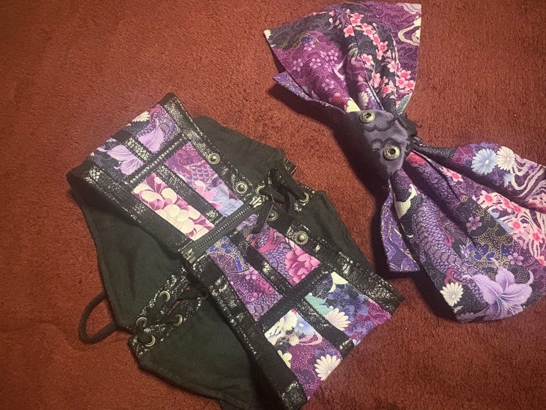 ベ*ー様 Quite Frash 和風キャミソール&コルセット付き