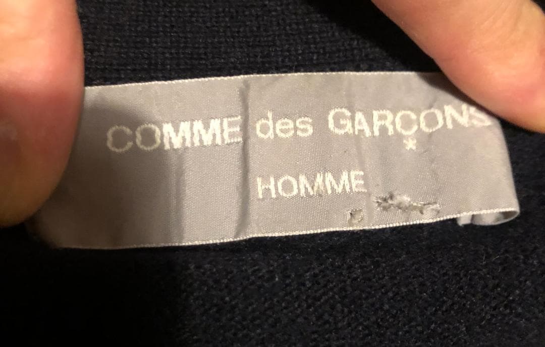 COMME des GARÇONS HOMME ネイビー ベスト