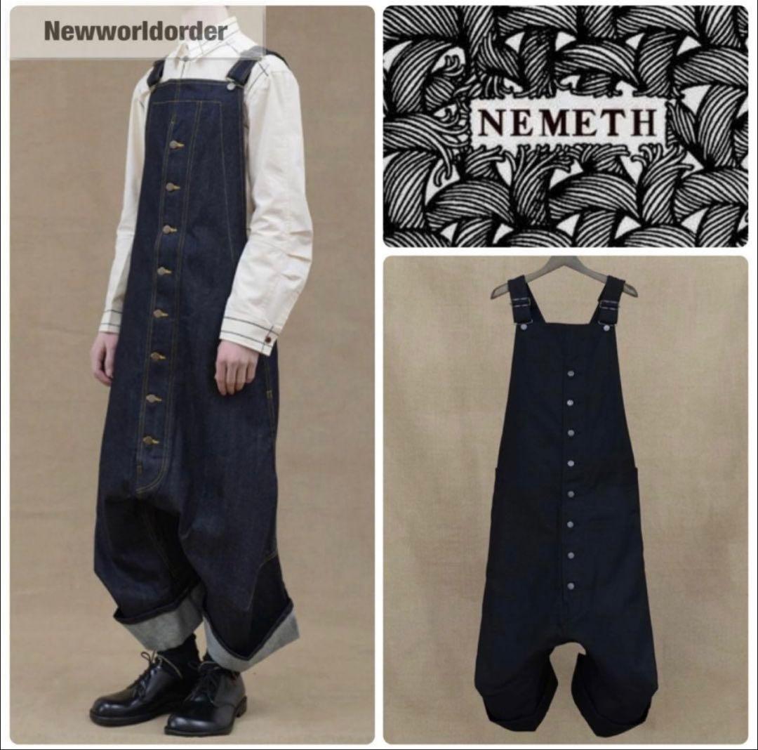 NEMETH ダークデニム オーバーオール