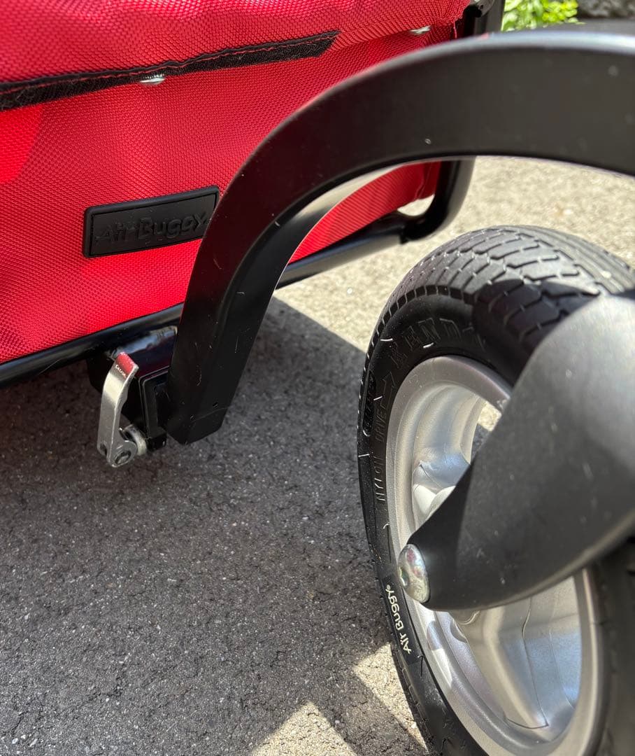 赤いペットカート　エアバギー　AirBuggy トゥインクル