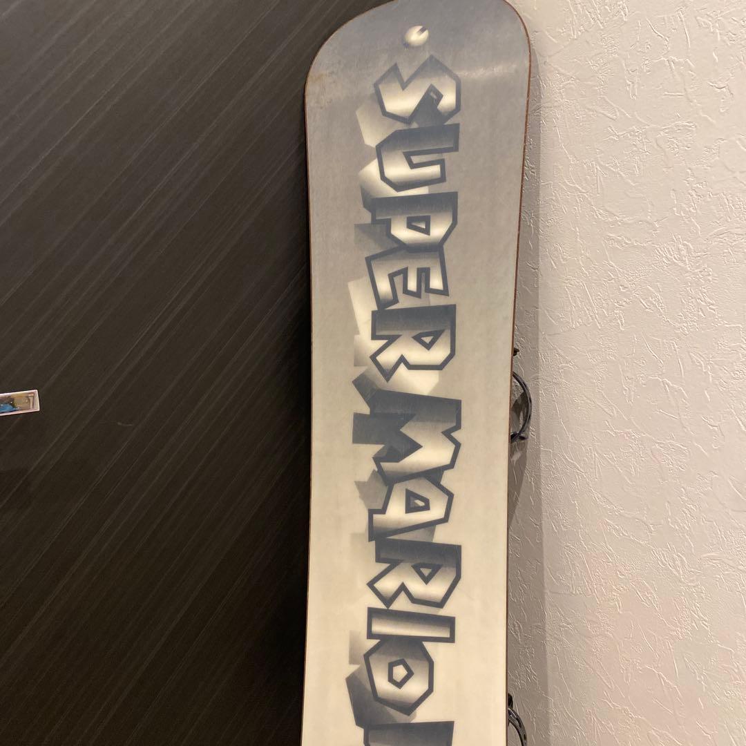 【希少】SUPER MARIO WORLDスーパーマリオのスノーボード板144㎝