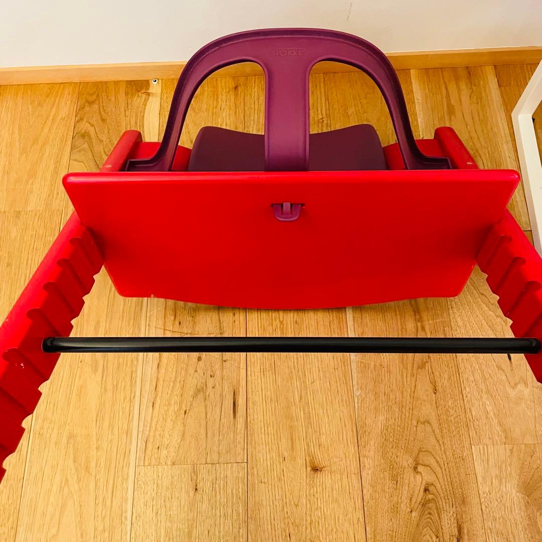 ストッケ トリップトラップ レッド ベビーセット ニューボーン 希少カラー 赤