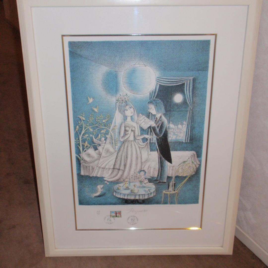 レイモン・ペイネのリトグラフ