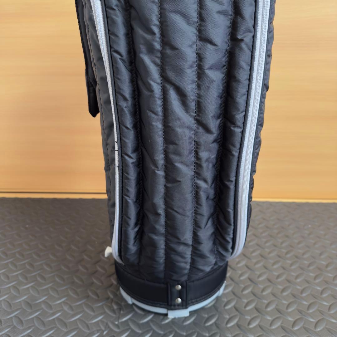 MIZUNO 軽量 キャディバッグ 5分割 ブラック フード付き レディース向け