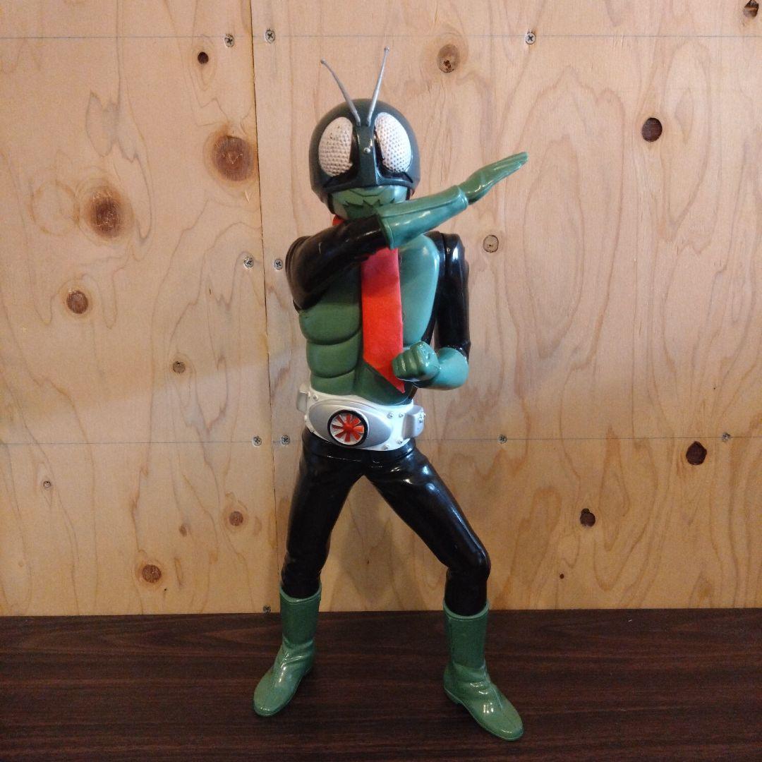 激レア 京本コレクション1 仮面ライダー旧1号 大型ソフビ
