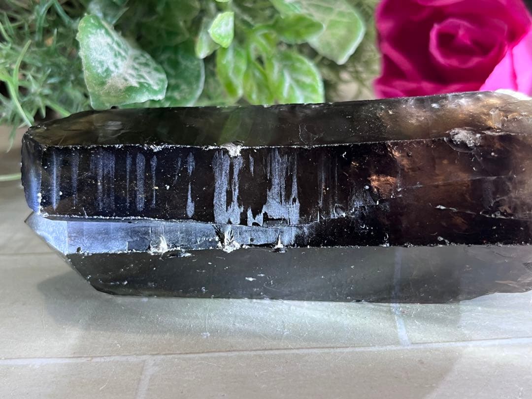 タントリックトリプレッツ✨　スモーキーレムリアンシード　クリスタル　原石　水晶