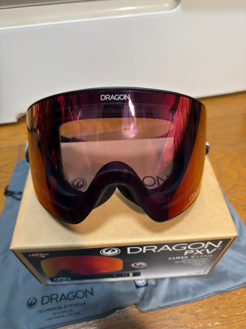 DRAGON PXV ゴーグル LUMA LENS RED ION