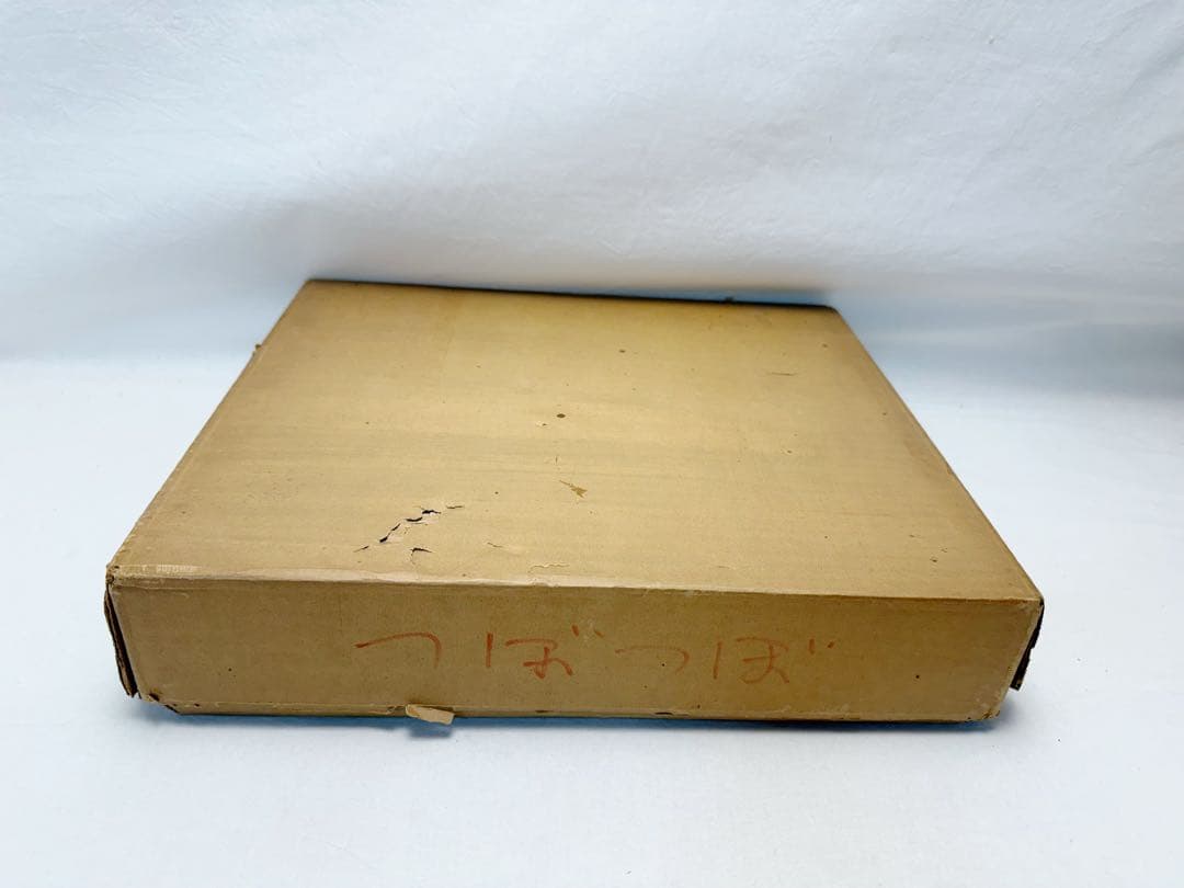 美品 茶道具 円能斎好写 つぼつぼ 壺々棚 青漆爪紅 組み立式 紙箱